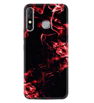 INFINIX Hot 8 Kılıf Silikon Desen Red Smoke 1745
