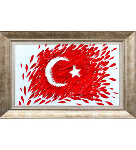 GÜMÜŞ ÇERÇEVELİ TABLO N457
