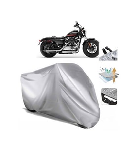 Sportster Forty-eight Special  Arka Çanta (bağlantı Tokalı) Uyumlu SolarBlock  Motosiklet Brandası (Siyah)