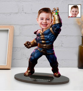 Kişiye Özel Thanos Karikatür Biblo