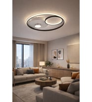 45 cm Çok Renkli LED Aydınlatmalı Modern Avize, Salon, Mutfak, Yatak Odası