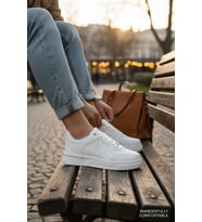 Enoch Dunk Low Kalın Düz Tabanlı Erkek Casual Sneaker