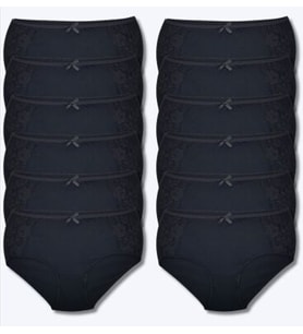 Tutku Elit 12' li Bayan Yanı Dantelli Bato Bikini Külot 2401
