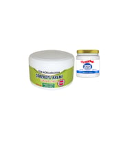 Çörek Otu Kremi Büyük XLBoy 200 ml Ağrı Kremi Green + 50 ml Snow Kitten Krem / Diz Dirsek İskelet Sırt Bel Kas Eklem Ağrılarına Masaj Seti