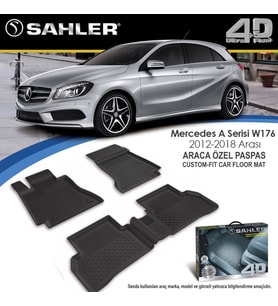 Mercedes A Serisi W176 Havuzlu Paspas 4,5D Sahler 2012-2018