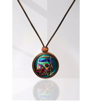 Aşk ve Barış  / Love and  Peace Ahşap Kolye