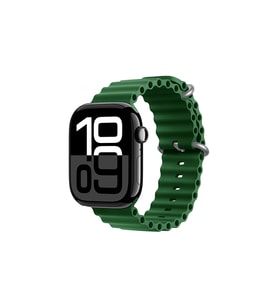 Lexroo Watch 10 46mm KRD-75 Silikon Kordon - Koyu Yeşil