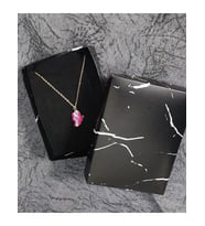 Visale Store Alaşım Zincirli Kelebek Kolye ( Pembe, Yeşil, Mavi, Kırmızı, Turkuaz ) (Pembe)