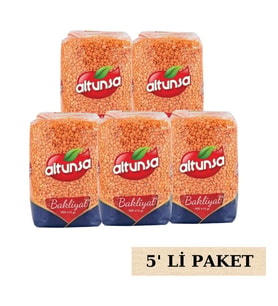 Altunsa Kırmızı Mercimek Yerli 5 x 900 G