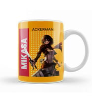 Mikasa Ackerman Attack on Titan Kupa Bardak Porselen