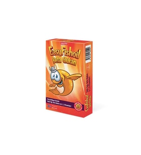 Easyvit EasyFishOil Beta Glukan Çiğnenebilir Jel Tablet 30 Tablet