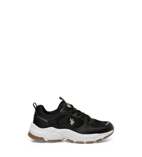 U.S. Polo Assn Sorley 5Fx Kadın Sneaker Spor Ayakkabı Siyah