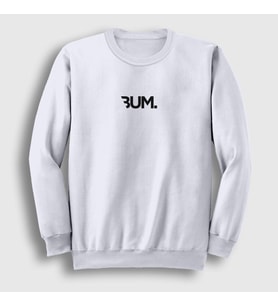 Presmono Unisex Beyaz Bum Gym Spor Chris Bumstead Sweatshirt 356589tt (Beyaz)