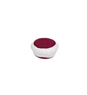 Talebe Sarığı-Beyaz Kumaş-Bordo Takke-Çapraz Sarım-Nâli Şerif-7 metre