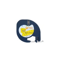 Dymo Muadili Kağıt Şerit Etiket Sarı Çizgi Desen 12 Mm X 4 Mt