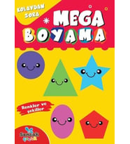 Mega Boyama - Renkler ve Şekiller Kolaydan Zora