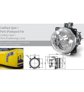 Otokar Temsa Cadface Uzun Hüzme Far Parklı Farba 14231e