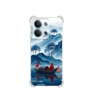 PrintiFy Xiaomi Redmi 15c ile Uyumlu Simya Serisi Sonsuz Akış Tasarımlı Uv Baskılı Köşe Korumalı Antişok Kılıf