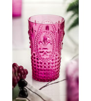 Akrilik Pembe Tekli Uzun Bardak & Su Meşrubat Bardağı 750 Ml ( Büyük Boy & Cam Değildir )