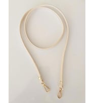 Angel Çanta Aksesuar Spagetti Model Çanta Sapı Krem Renk Light Gold Metal