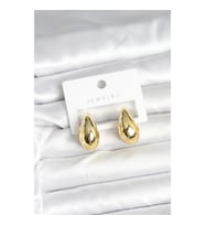 Mey İthalat® Gold Renk Damla Küpe 24 mm