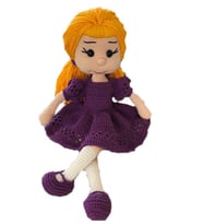 Sarı Kızım Bebek Amigurumi Organik Oyuncak