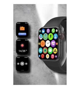 Mey İthalat® Akıllı Saat 44mm Çelik Kasa, OLED Ekran ve Gelişmiş Sağlık Takibi