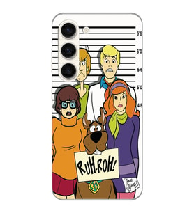 Samsung Galaxy S23 Uyumlu Scooby Doo Tasarımlı Şeffaf Telefon Kılıfı