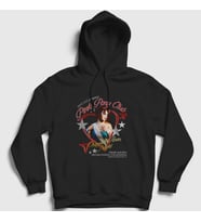 Presmono Unisex Siyah Pink Pony Club Chappell Roan Kapüşonlu Sweatshirt 471441tt