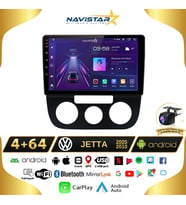 Volkswagen Jetta 4GB + 64GB Android 13 Kablosuz Carplay 2005-2010 Navigasyon Multimedya Sistemi