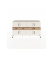Arges Konsol 5 Raflı 3 Çekmeceli 8 Kapaklı 176x30x99 Aytaşı-Aytaşı/Çam