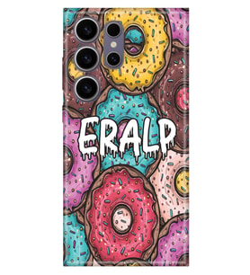 Samsung Galaxy S21 S22 S23 S24 S25 S26 Ultra Plus FE Kılıf İsim Yazılı Kişiye Özel - Model-46 (Çok Renkli)