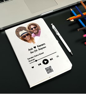 Kişiye Özel Deri Tasarım Defter TS49