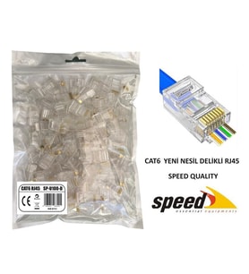 SPEED RJ45 SP U100 D 100lü paket Yeni Nesil Konnektör