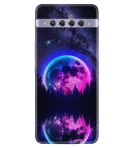 TCL 10 Plus Kılıf Silikon Desen Star Planet 1652