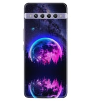 TCL 10 Plus Kılıf Silikon Desen Star Planet 1652