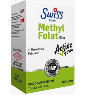 Swiss Bork Methyl Folat 30 Tablet