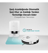 ttec Robi ProMaster+ 5200mAh Bataryalı Otomatik Toz Boşaltma Sistemli Akıllı Robot Süpürge ve Paspas