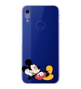 Huawei Honor 8a  Kamera korumalı Kapak Mickey Mouse Tasarımlı  Şeffaf Kılıf