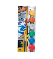 Metalik Fırçalı Suluboya Yıkanabilir 6x25 ml