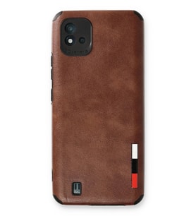Durukar® Realme C11 2021 Kılıf Loop Deri Silikon - Kahverengi