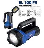 EXEN EL 100 FR - 3.7V 4Ah 600 Lümen Şarjlı El Feneri