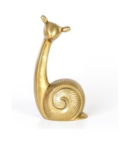Euro Flora Gold Metal Salyangoz Dekor