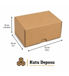 10x15x10 cm E-Ticaret ve Kargo Kutusu (Bardak ve Mum Kutusu) (100 ADET)