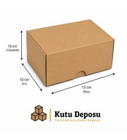 10x15x10 cm E-Ticaret ve Kargo Kutusu (Bardak ve Mum Kutusu) (100 ADET)