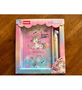 Dream Come Unicorn Defter ve Kalem Seti