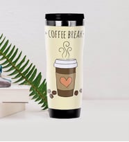 BK Gift Coffee Tasarımlı Çelik Termos Bardak-38