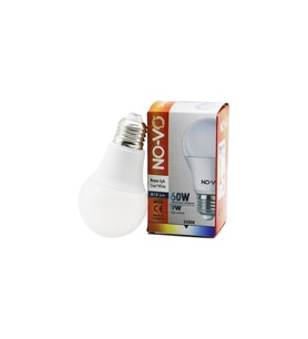 NO-VO 9W=60W E27 BEYAZ LED AMPUL 6500K - 810Lm (5343)
