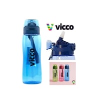 Vicco Su Matarası Kilitli Kapak Tritan Matara Suluk 750 ml Mavi