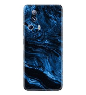 Xiaomi Mi 13 Lite Kılıf Resimli Desenli Baskılı Silikon Blue MArble 1379